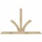 Ekena Millwork Richland Rough Sawn Timber Gable Bracket, Douglas Fir, 72"W x 45"H x 4"D x 4"F, 15/12 Pitch GBW072X45X0404RIC00RDF - alternate 1